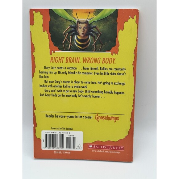 Goosebumps Books Set of 4 2017 Monster Blood Terror Town Lost Legend Afraid Bees - Picture 4 of 14
